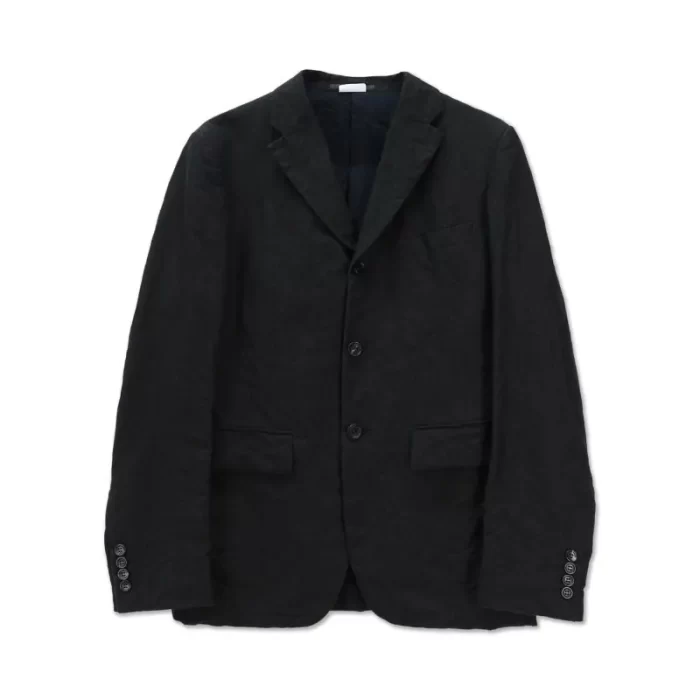 Crushed Jacket With Wide Lapel