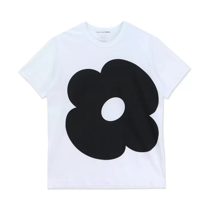 Flower Block Screenprint T-Shirt