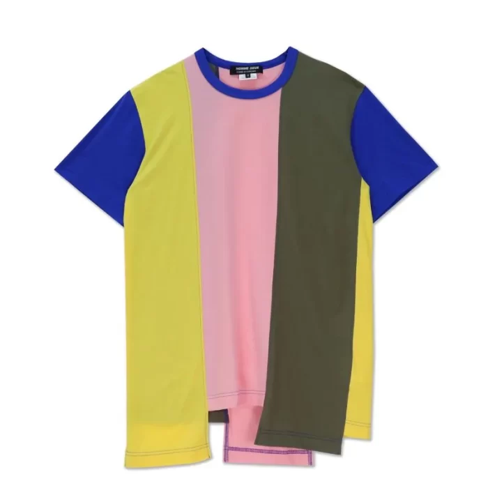 Multi Colour T-Shirt With Uneven Hem