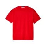 Oversized Neck Logo T-Shirt Red