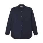 Shirt Forever Fine Wool Suit Shirt Wide Navy