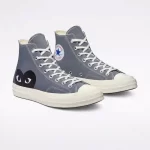 Converse Black Heart Grey High Top