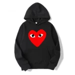 CDG Big Red Heart Hoodie