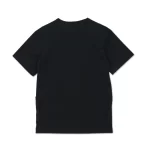 Cotton Jersey Patch Pocket Zip T-Shirt Black