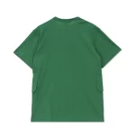 Green Curved Patch Pocket T-Shirt