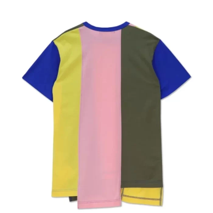 Multi Colour T-Shirt With Uneven Hem