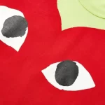 Comme Des Garcons Play Red Heart Logo Tee