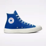 Converse Black Heart Blue High Top