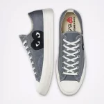 Converse Black Heart Grey Low Top