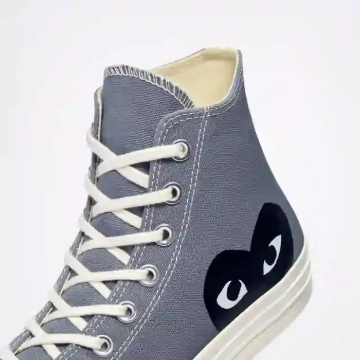 Converse Black Heart Grey High Top