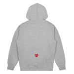 CDG Converse x PLAY Hoodie – Grey