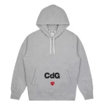 CDG-x-PLAY-Hoodie-Grey