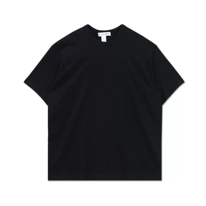 Oversized Neck Logo T-Shirt Black