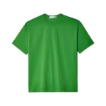 Oversized Neck Logo T-Shirt Green