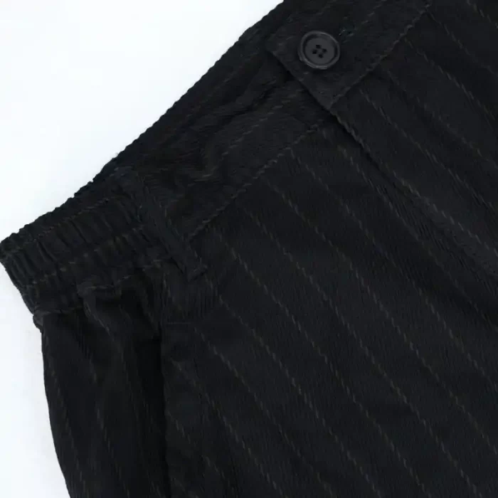 Crushed Polyester Stripe Pant