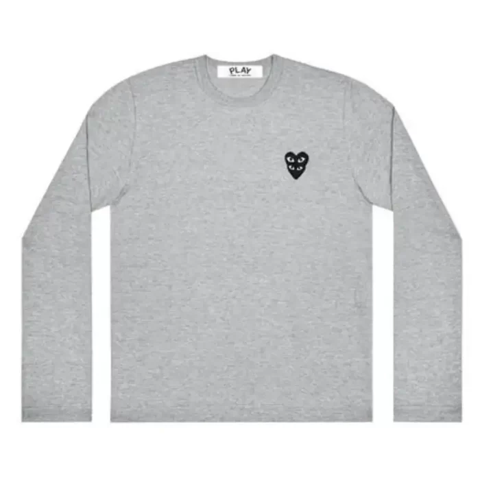 Play Comme des Garçons Double Eye Black Heart Long-sleeve